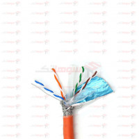 خرید کابل شبکه نگزنس Cat6 SFTP حلقه 500 LSZH تست پرمننت حلقه چوبی